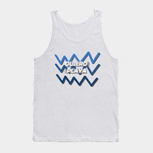 I want the beach, enjoy the summer Tank Top